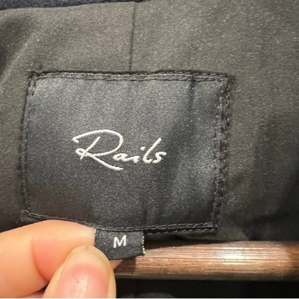 Rails Men's Lark Classic Coat in Navy Size M - Picture 7 of 8